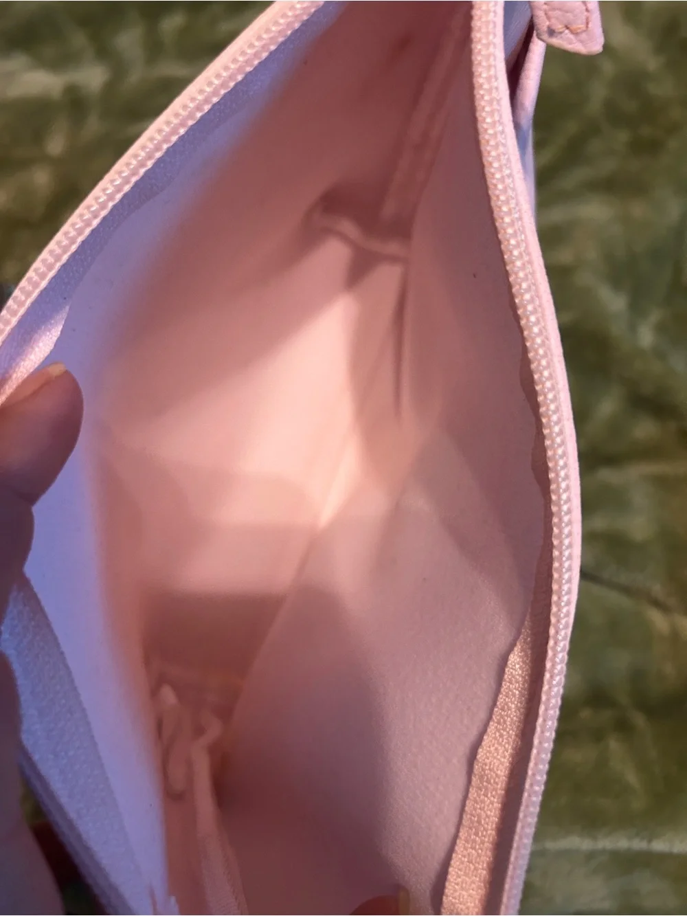 Mary Kay Light Pink Knot-Front Cosmetic Pouch